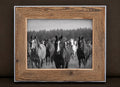 Cadre photo simple en vieux bois de bardage, fait main, Atelier Olivier LeRat
