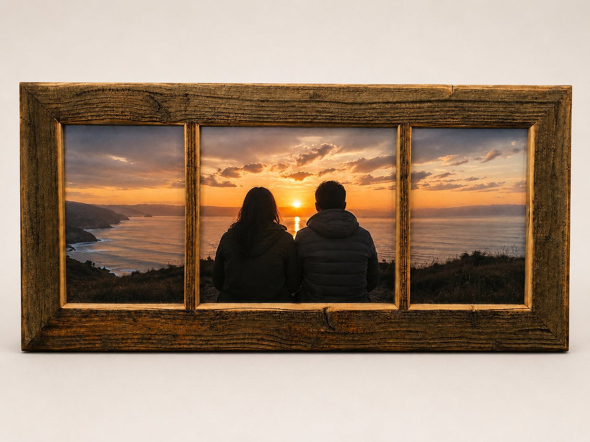 Cadre Vieux Bois Triptyque — vue 3