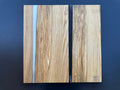 Plateau de service artisanal en bois et résine blanche, forme carrée, référence M1 – vue 2