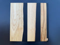 Plateau de service artisanal en bois et résine noire, forme carrée, référence M5 – vue 2